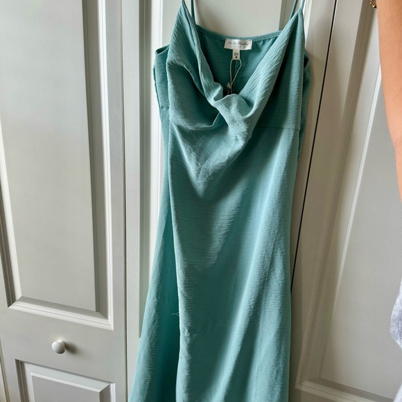 See you Monday turquoise long dress Size: M - Picture 5 of 5